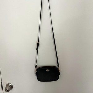 Coach Mini Black Crossbody Double Zip Bag